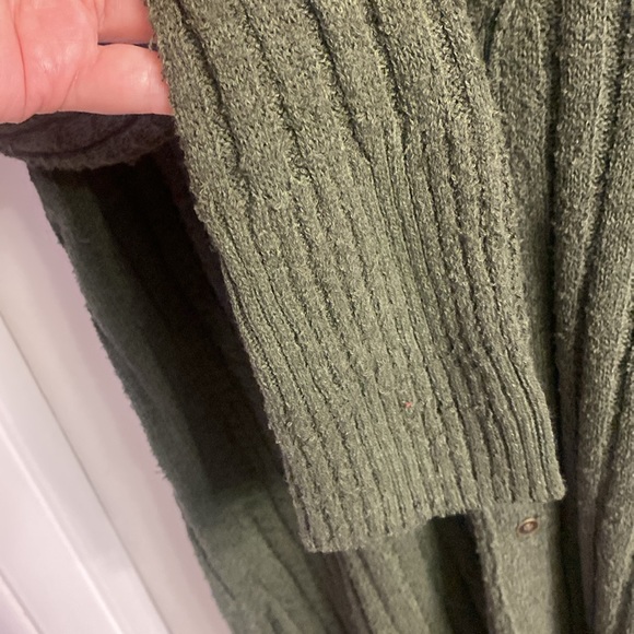 LAST ONE 😫NWT Anthropologie PILCRO Gauzy DUSTER long cardigan 💚 - Picture 6 of 10